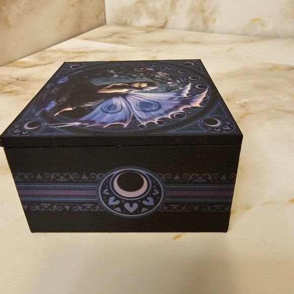 Nemesis Now, Anne Stokes Goth Fairy Trinket Box with Mirror - Picture 3 of 9